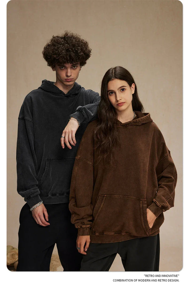 Vintage Batik Washed Cotton Hoodies