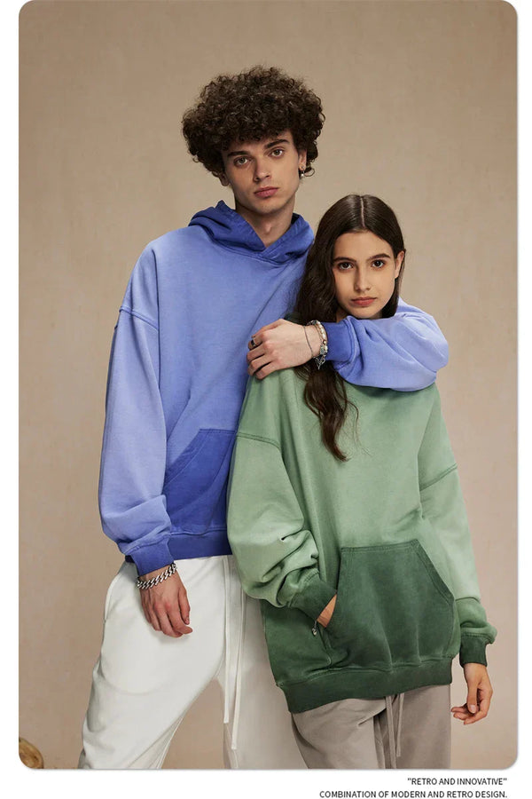 Retro Washed Cotton Hoodies