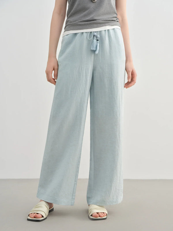 Relaxed Fit & Breathable Tencel Blend Pants