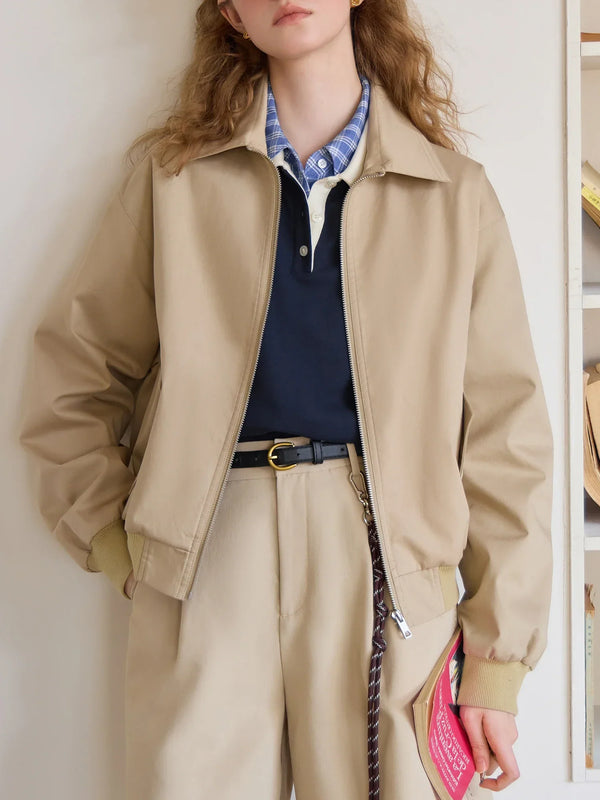 Retro Workwear Style Jacket