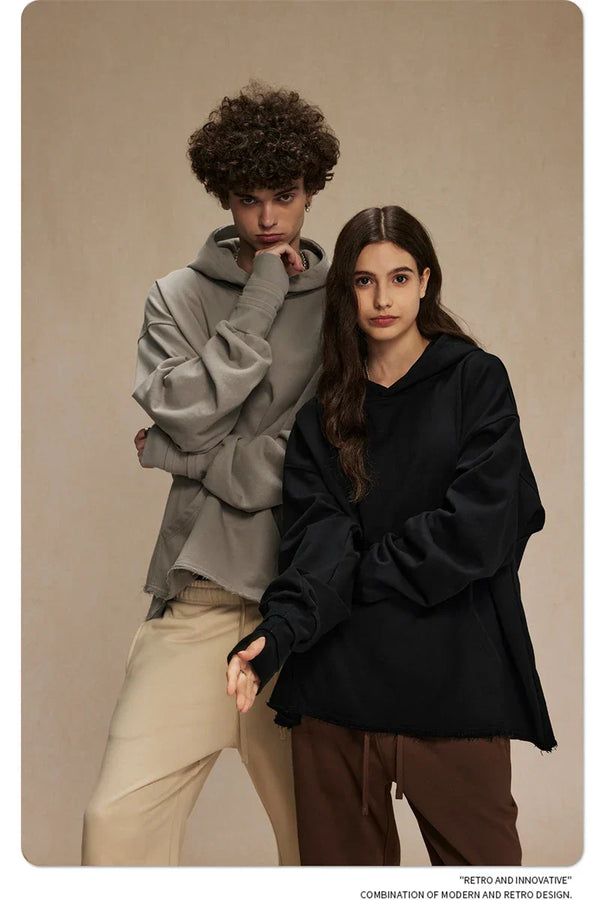 Loose 100% Cotton Hoodies